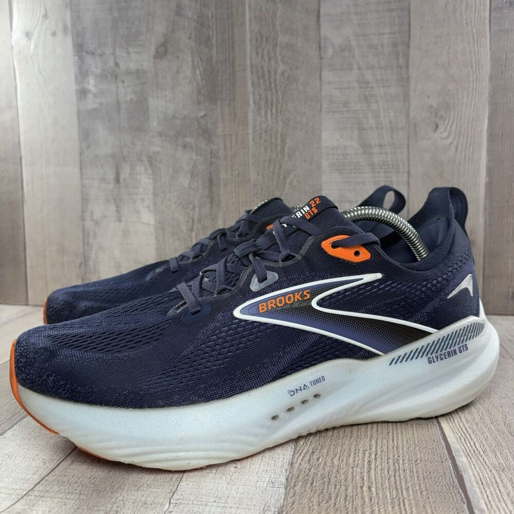 Brooks Glycerin GTS 22 Men's Size 11 Road Running Shoes Athletic Sneakers Blue